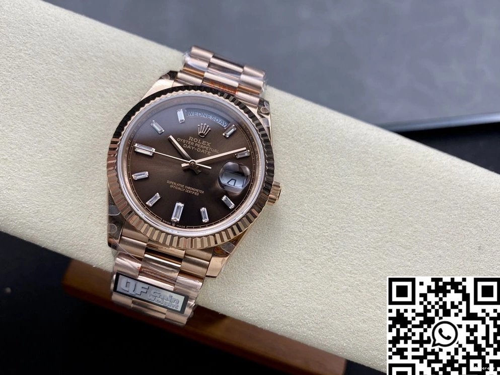 Factory Chocalate Steel Tungsten Rolex Date v5 Dial QF Day M228235-0003 0420